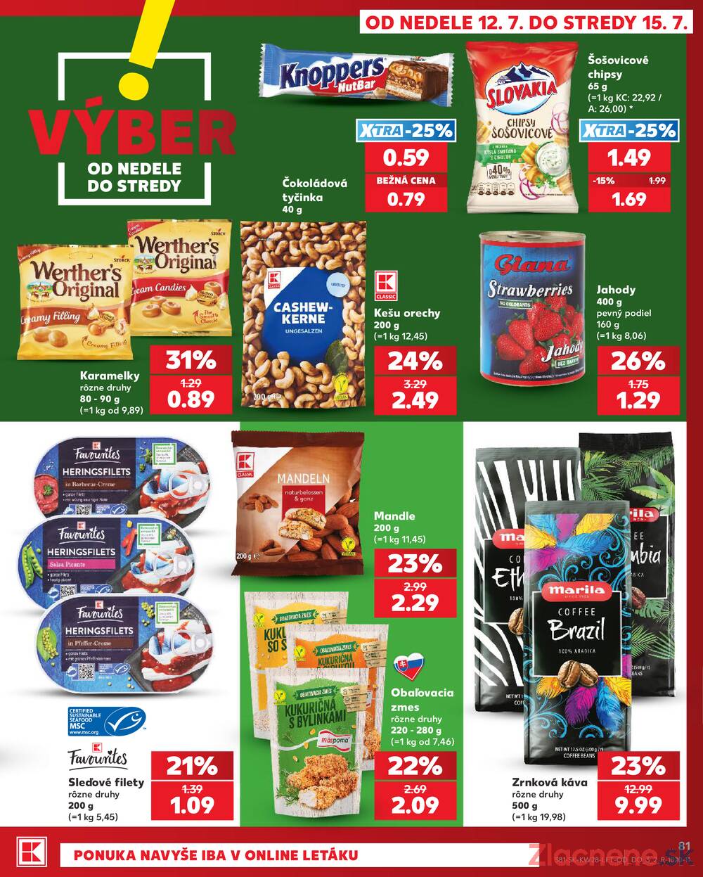 Kaufland 9.7. - 15.7. - Kaufland Vranov nad Topľou