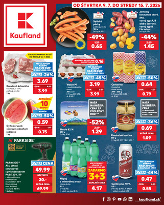Leták Kaufland 9.7. - 15.7. - Kaufland Michalovce (Humenská cesta)