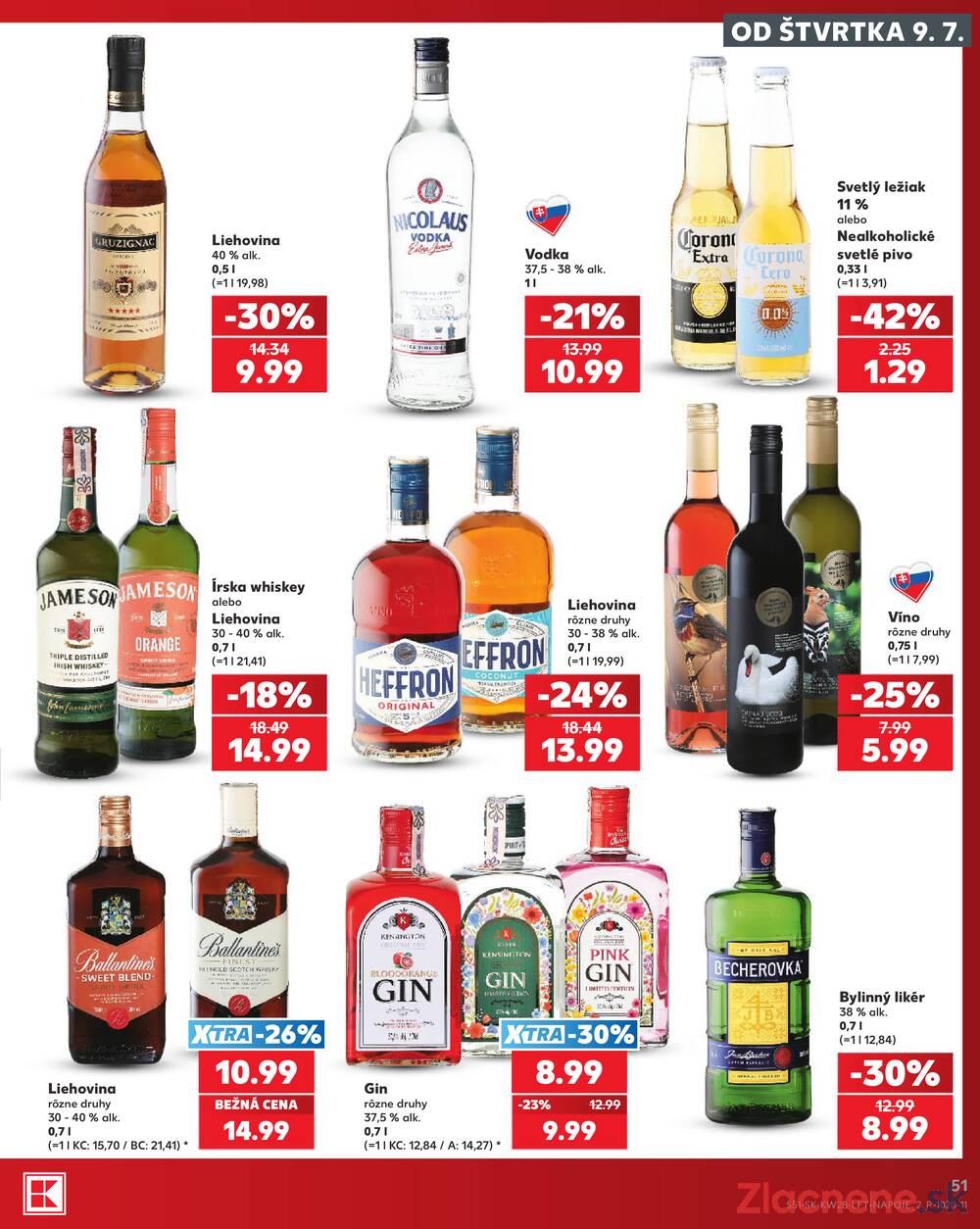 Kaufland 9.7. - 15.7. - Kaufland Piešťany