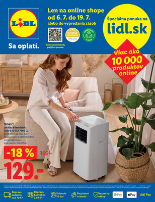 Leták Lidl Online Magazín do 19.7.