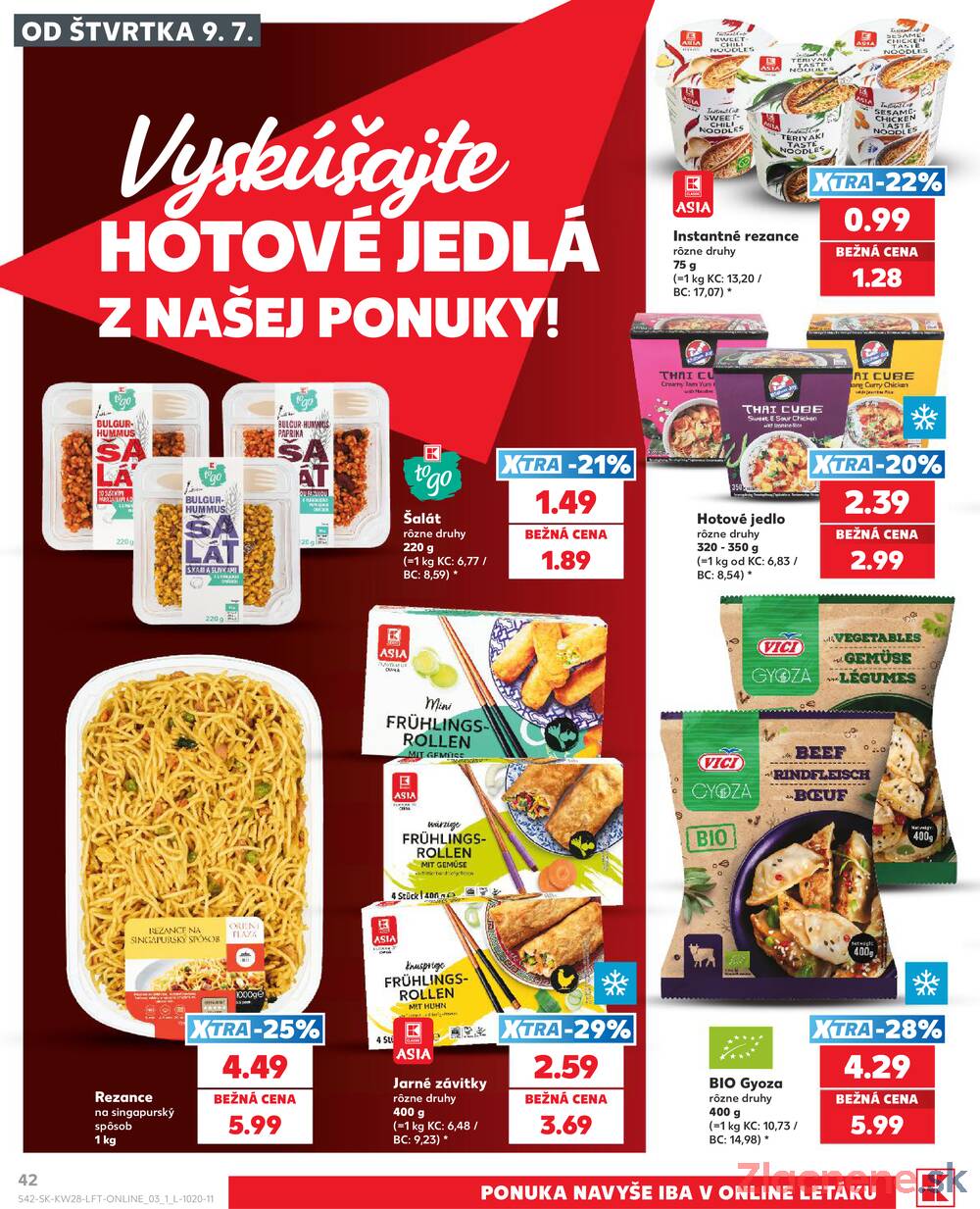 Kaufland 9.7. - 15.7. - Kaufland Bratislava - Bory