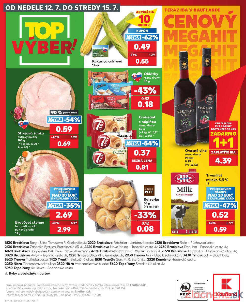 Kaufland 9.7. - 15.7. - Kaufland Komárno