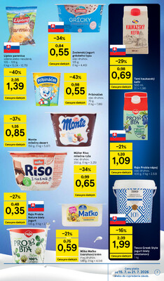 Tesco supermarkety od 15.7. do 21.7.2026