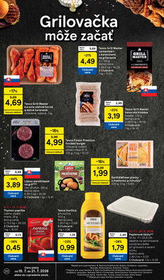 Tesco supermarkety od 15.7. do 21.7.2026
