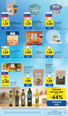Tesco supermarkety od 15.7. do 21.7.2026