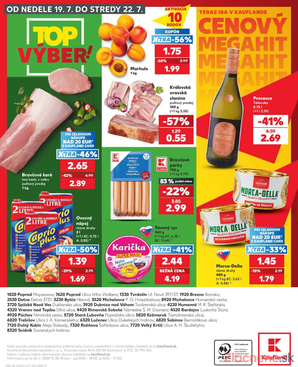 Leták Kaufland - Kaufland 16.7. - 22.7. - Kaufland Dubnica nad Váhom - strana 86 Leták Kaufland - Kaufland 16.7. - 22.7. - Kaufland Dubnica nad Váhom - strana 86