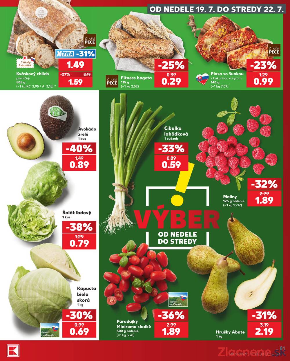 Leták Kaufland - Kaufland 16.7. - 22.7. - Kaufland Rimavská Sobota - strana 81 Leták Kaufland - Kaufland 16.7. - 22.7. - Kaufland Rimavská Sobota - strana 81