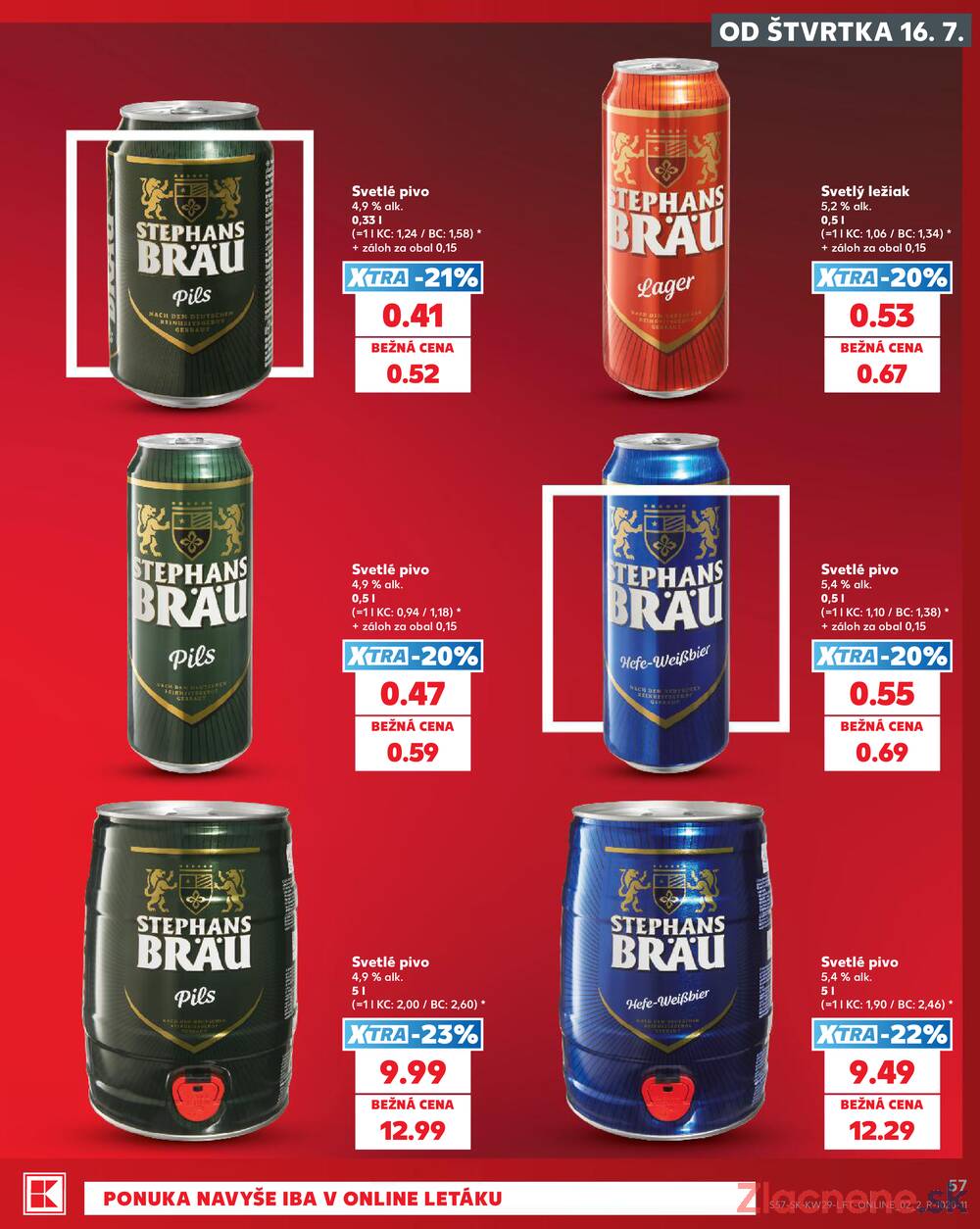 Kaufland 16.7. - 22.7. - Kaufland Rožňava
