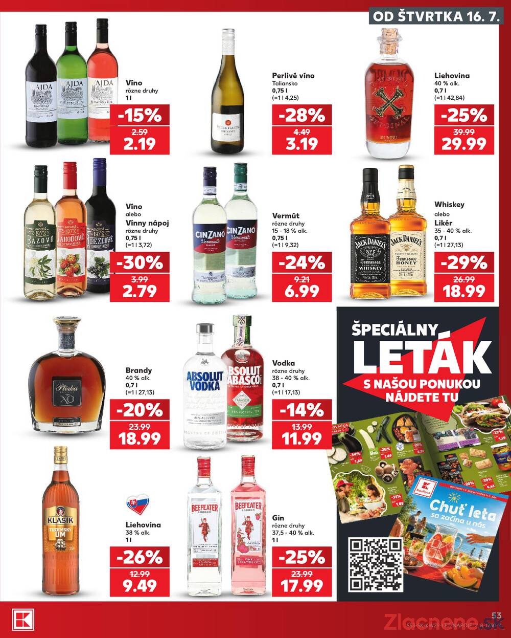 Kaufland 16.7. - 22.7. - Kaufland Liptovský Mikuláš