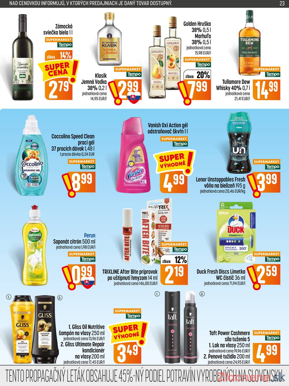 Leták COOP Jednota Slovensko - COOP do 22.7. - strana 23 Leták COOP Jednota Slovensko - COOP do 22.7. - strana 23