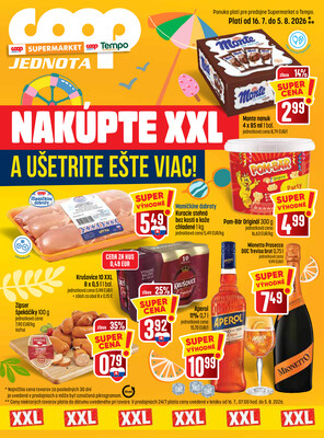 leták COOP Jednota Slovensko