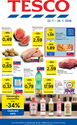 leták Tesco
