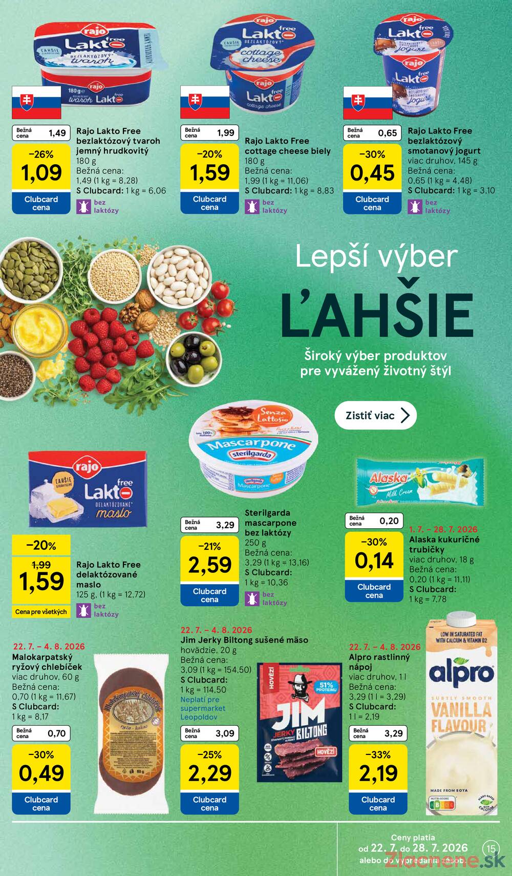 Leták Tesco - Tesco supermarkety od 22.7. do 28.7.2026 - strana 15