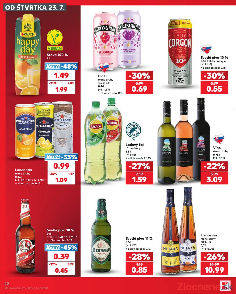 Kaufland 23.7. - 29.7. - Kaufland Spišská Nová Ves