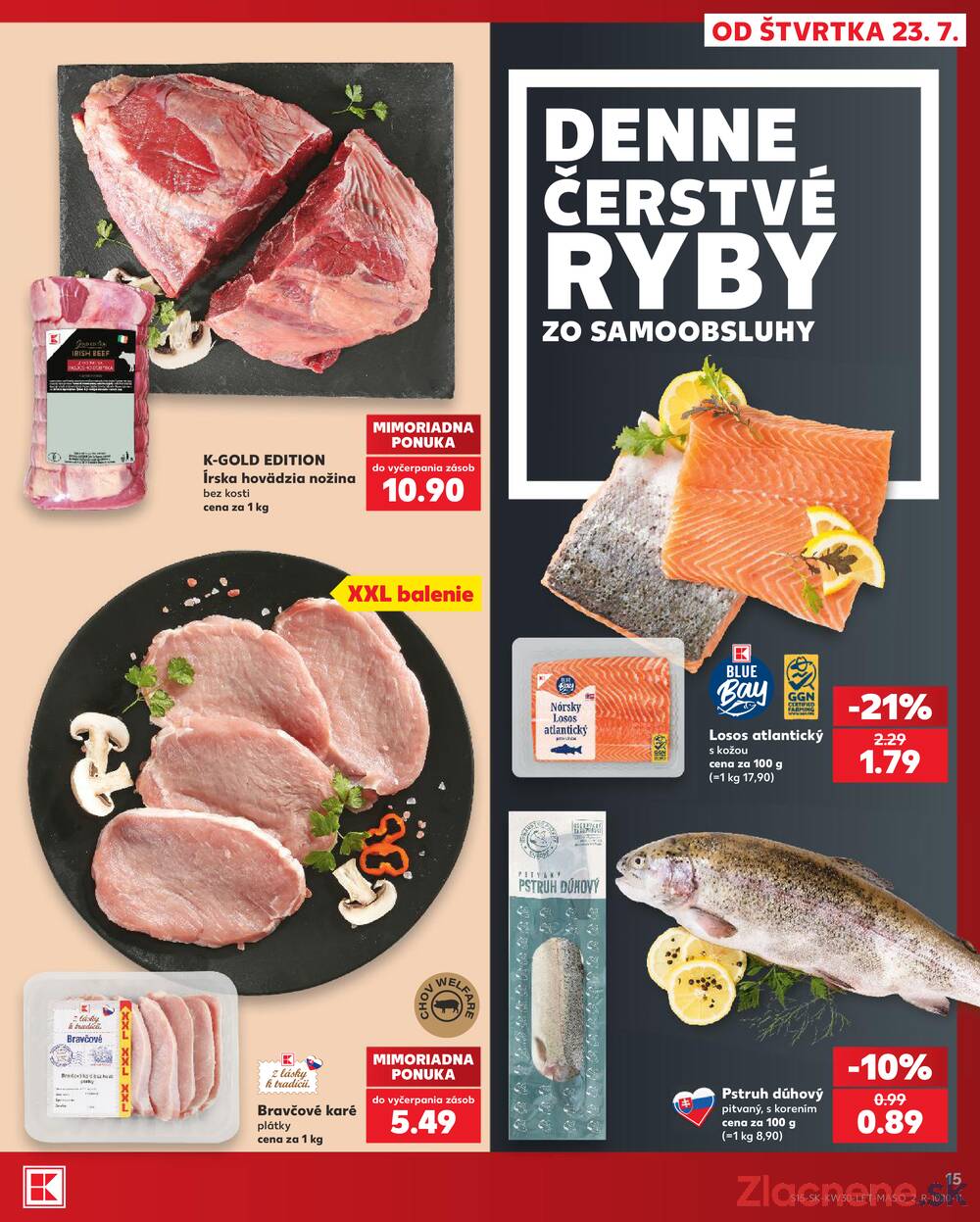 Leták Kaufland - Kaufland 23.7. - 29.7. - Kaufland Vranov nad Topľou - strana 15 Leták Kaufland - Kaufland 23.7. - 29.7. - Kaufland Vranov nad Topľou - strana 15