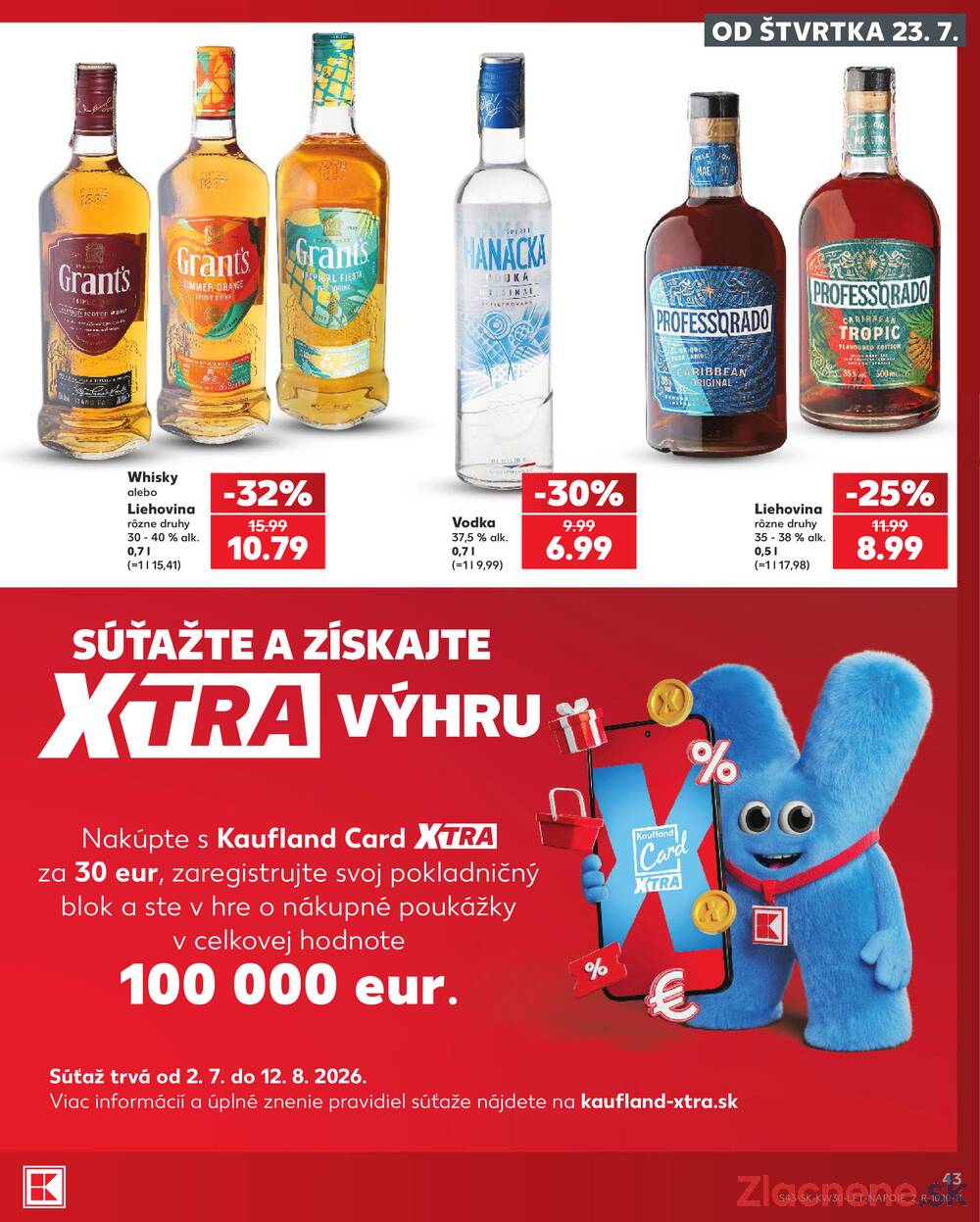 Leták Kaufland - Kaufland 23.7. - 29.7. - Kaufland Stará Ľubovňa - strana 43