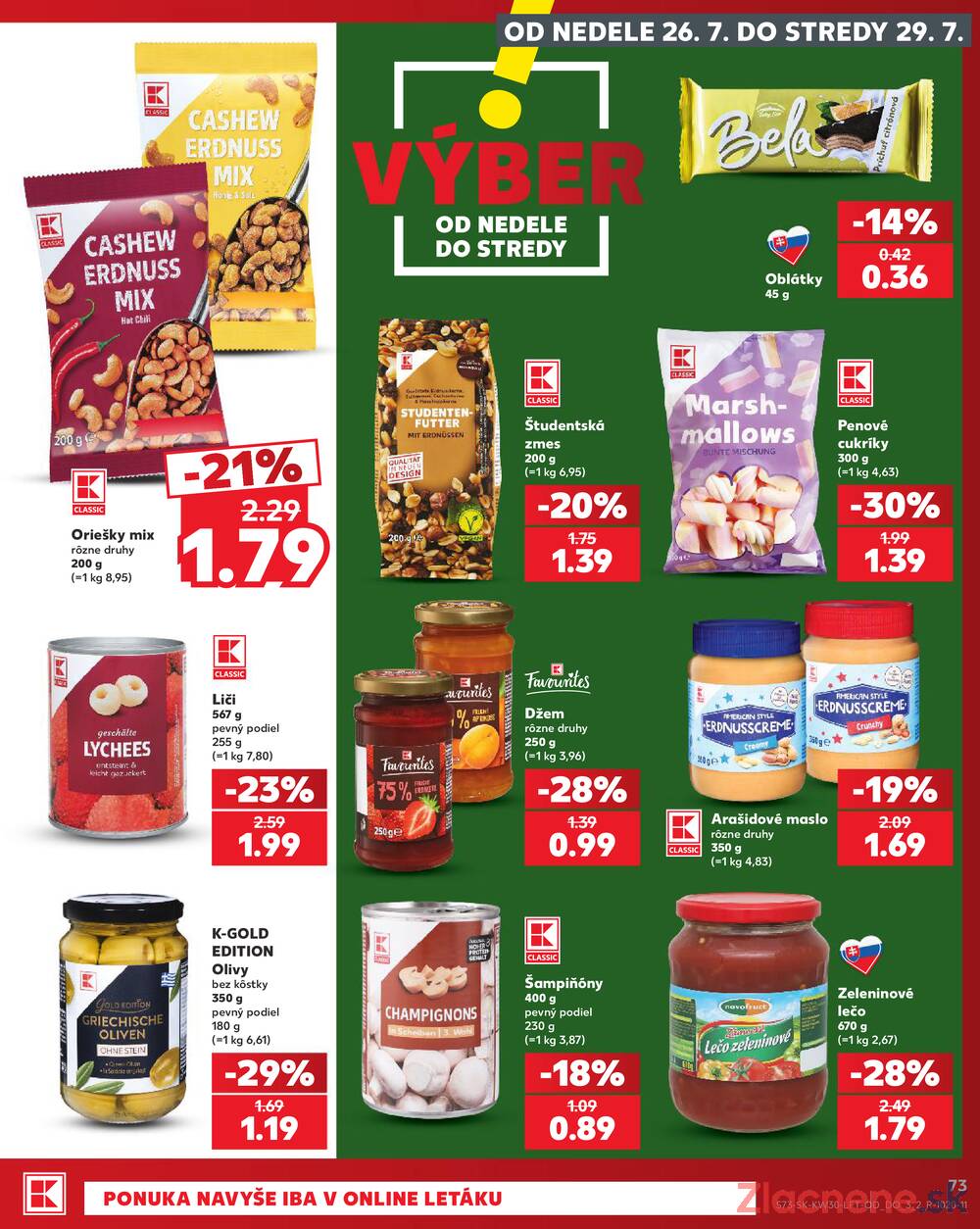 Leták Kaufland - Kaufland 23.7. - 29.7. - Kaufland Lučenec - strana 73 Leták Kaufland - Kaufland 23.7. - 29.7. - Kaufland Lučenec - strana 73
