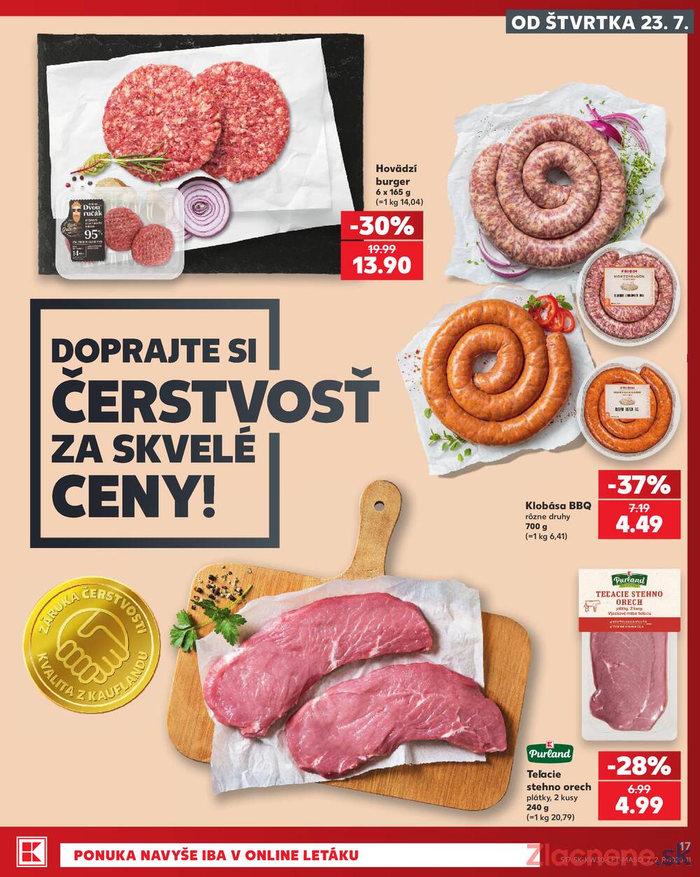 Kaufland 23.7. - 29.7. - Kaufland Dolný Kubín