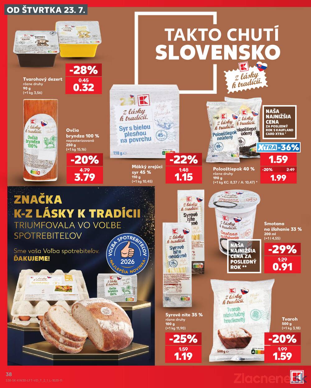 Leták Kaufland - Kaufland 23.7. - 29.7. - Kaufland Dunajská Streda - strana 38