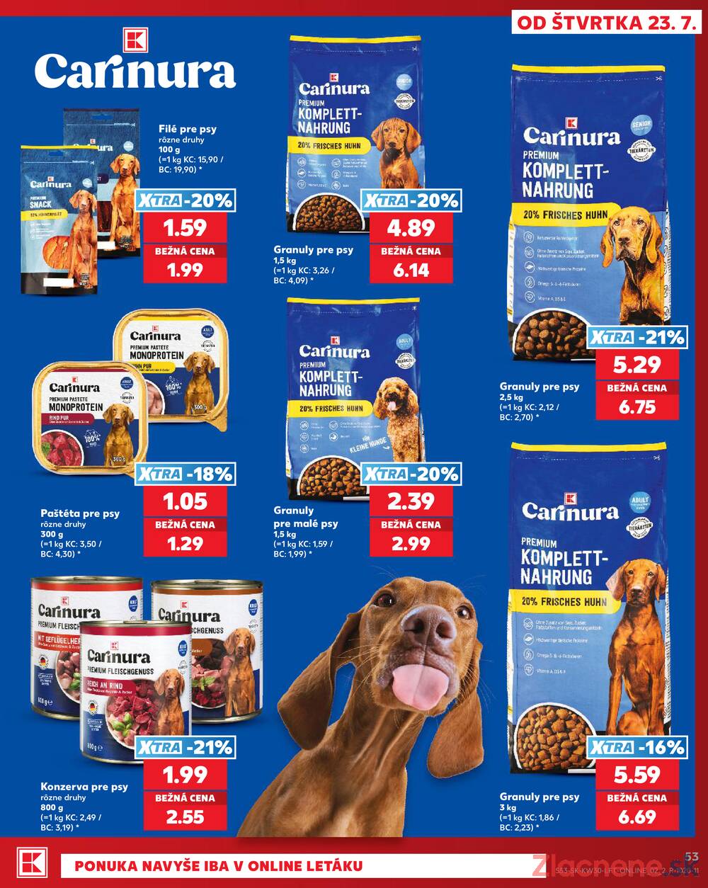 Leták Kaufland - Kaufland 23.7. - 29.7. - Kaufland Dunajská Streda - strana 53
