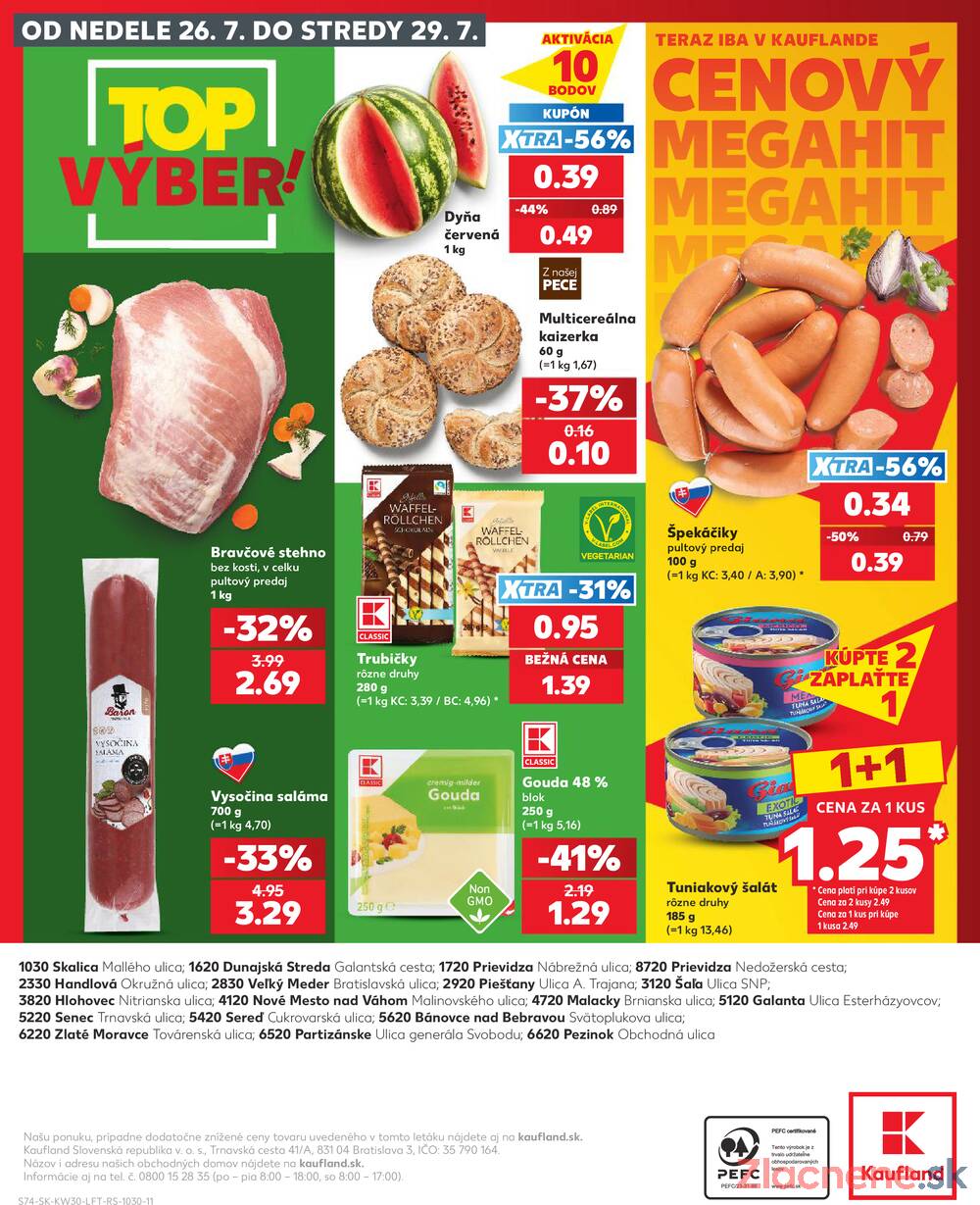Leták Kaufland - Kaufland 23.7. - 29.7. - Kaufland Dunajská Streda - strana 74 Leták Kaufland - Kaufland 23.7. - 29.7. - Kaufland Dunajská Streda - strana 74