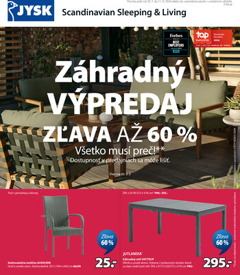 leták Jysk