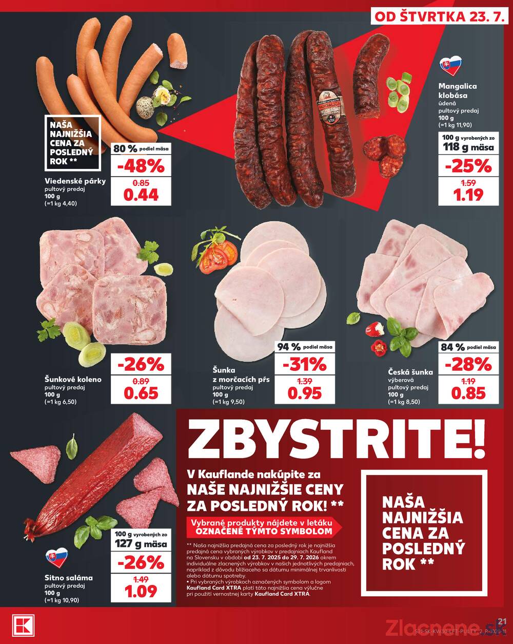Kaufland 23.7. - 29.7. - Kaufland Trnava - Juh - Bratislavská