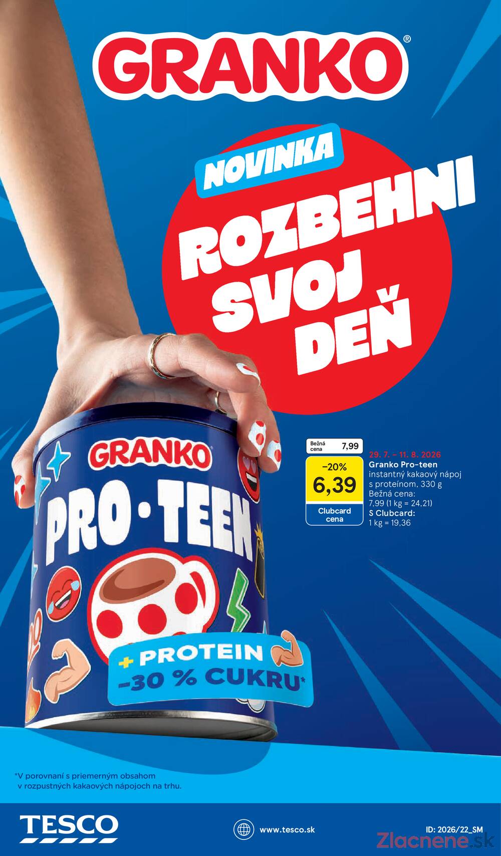 Tesco supermarkety od 29.7. do 4.8.2026