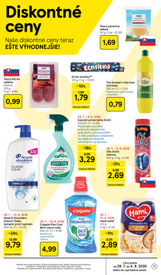 Tesco supermarkety od 29.7. do 4.8.2026