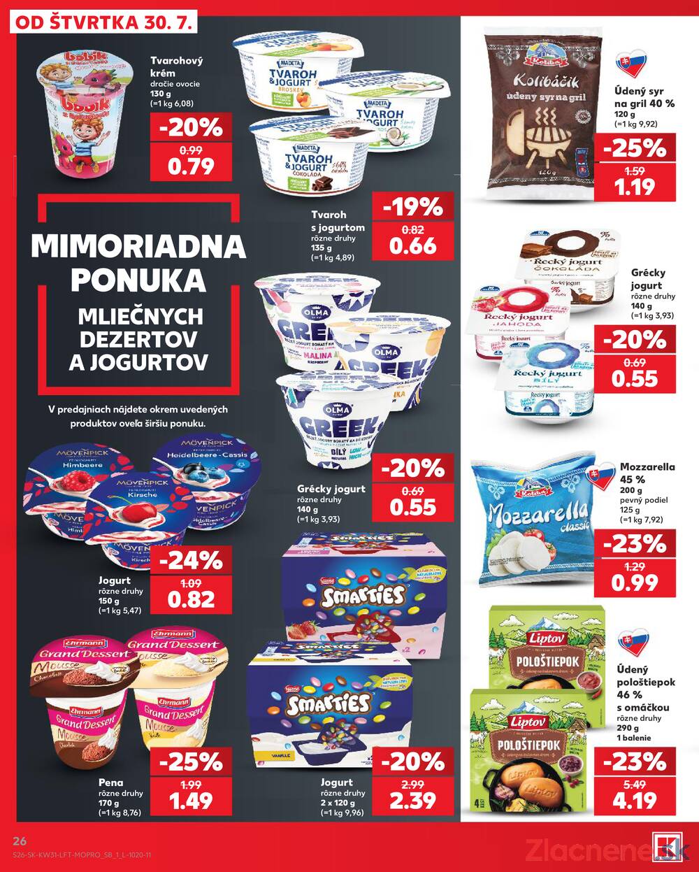 Leták Kaufland - Kaufland 30.7. - 5.8. - Kaufland Dubnica nad Váhom - strana 26