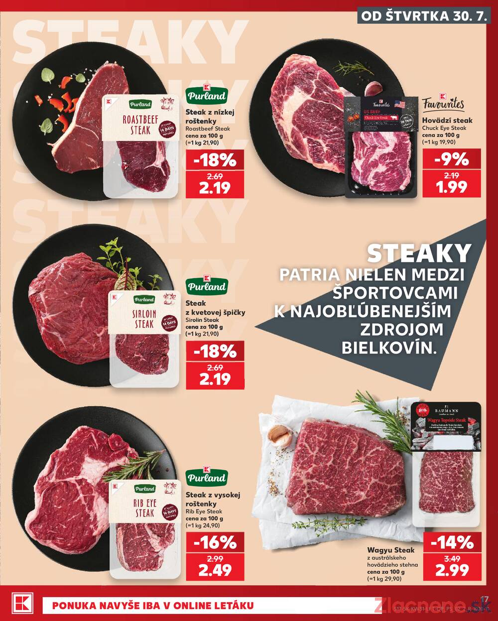 Leták Kaufland - Kaufland 30.7. - 5.8. - Kaufland Humenné - strana 17 Leták Kaufland - Kaufland 30.7. - 5.8. - Kaufland Humenné - strana 17