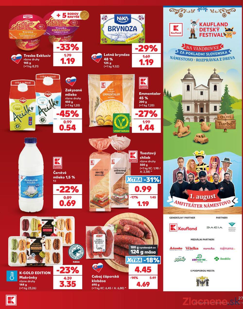 Leták Kaufland - Kaufland 30.7. - 5.8. - Kaufland Humenné - strana 27 Leták Kaufland - Kaufland 30.7. - 5.8. - Kaufland Humenné - strana 27