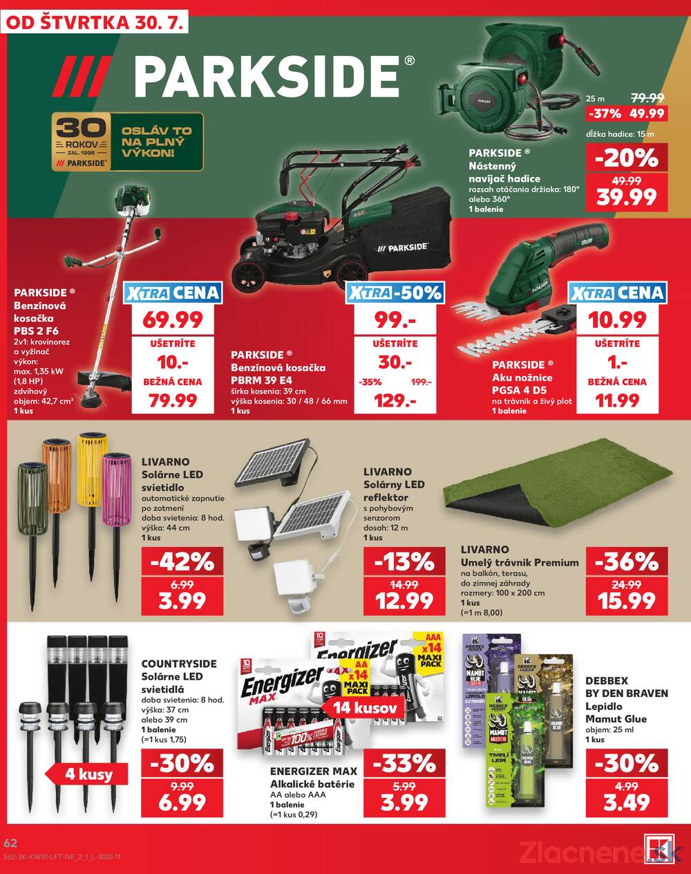 Leták Kaufland - Kaufland 30.7. - 5.8. - Kaufland Humenné - strana 62 Leták Kaufland - Kaufland 30.7. - 5.8. - Kaufland Humenné - strana 62