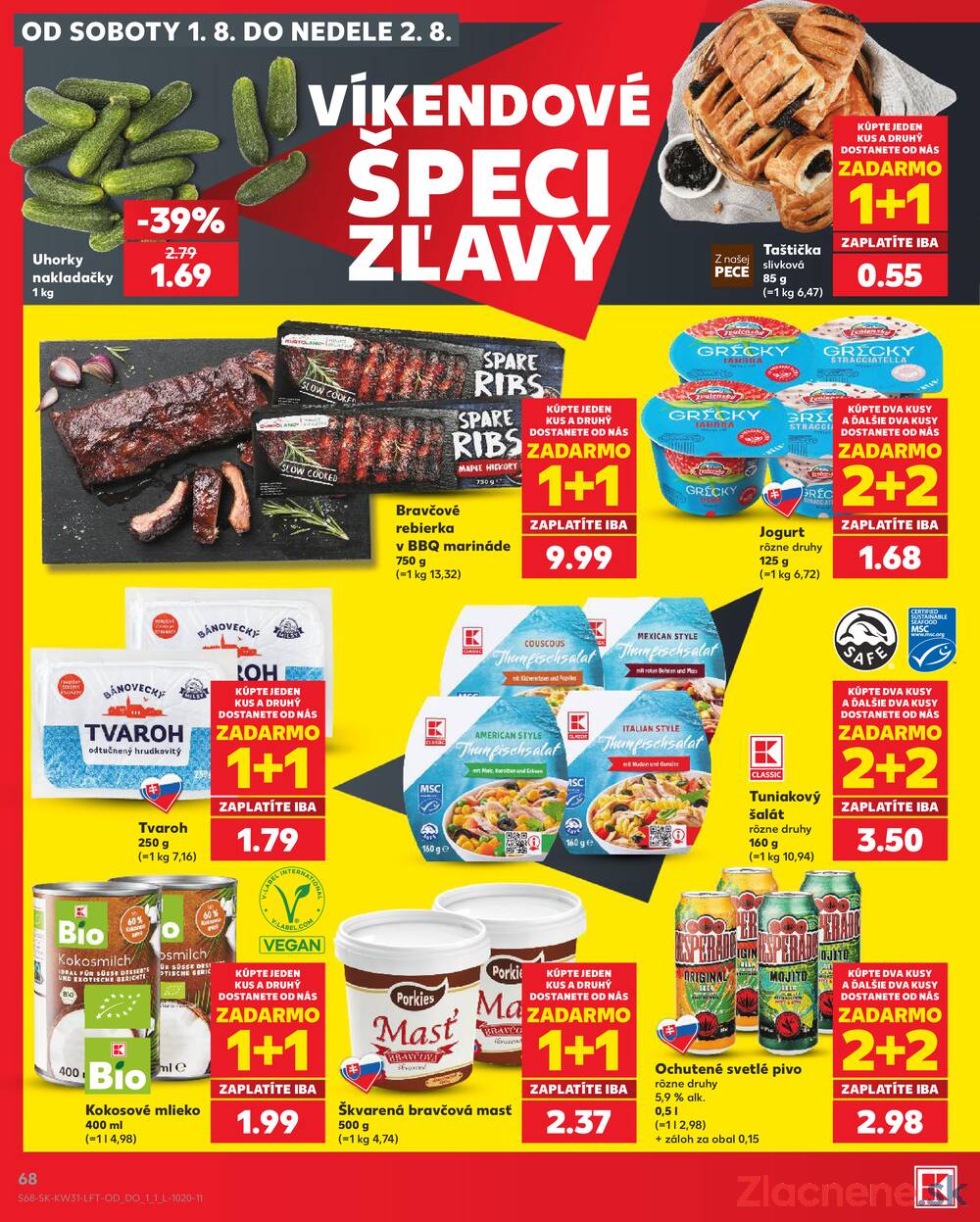 Leták Kaufland - Kaufland 30.7. - 5.8. - Kaufland Púchov - strana 68 Leták Kaufland - Kaufland 30.7. - 5.8. - Kaufland Púchov - strana 68