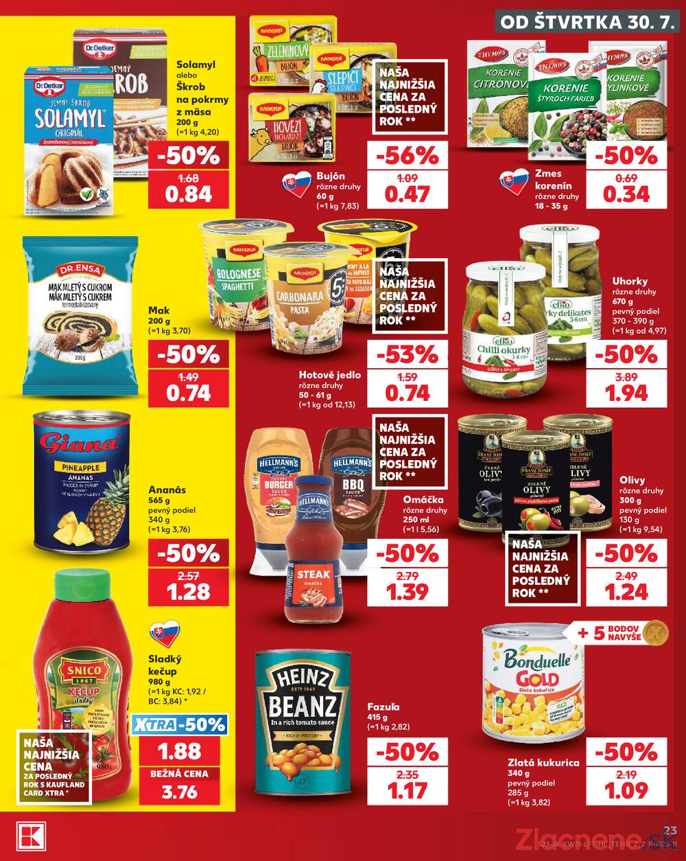 Leták Kaufland - Kaufland 30.7. - 5.8. - Kaufland Lučenec - strana 23 Leták Kaufland - Kaufland 30.7. - 5.8. - Kaufland Lučenec - strana 23