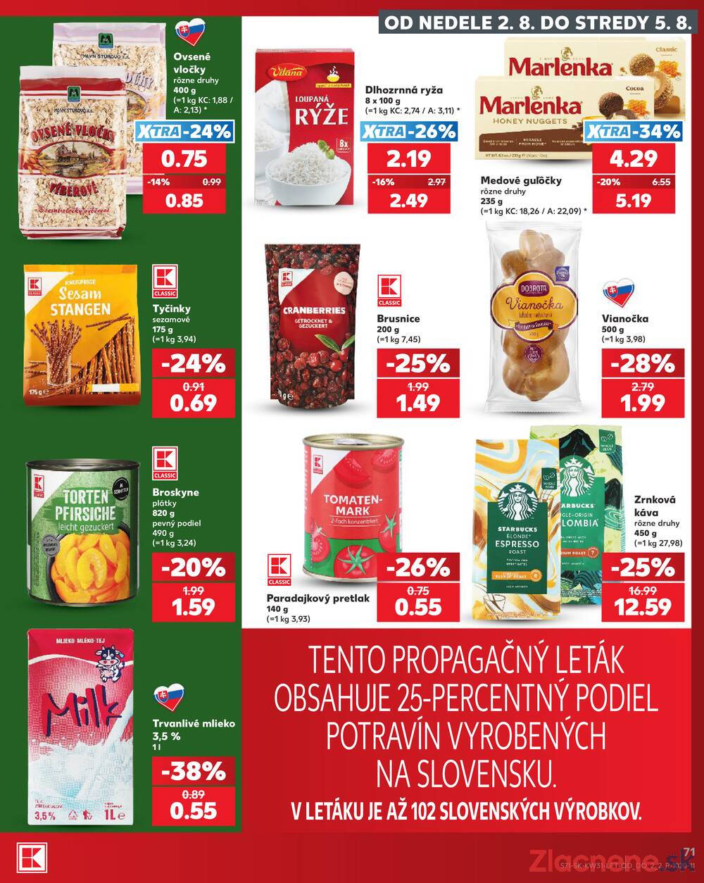 Kaufland 30.7. - 5.8. - Kaufland Sabinov
