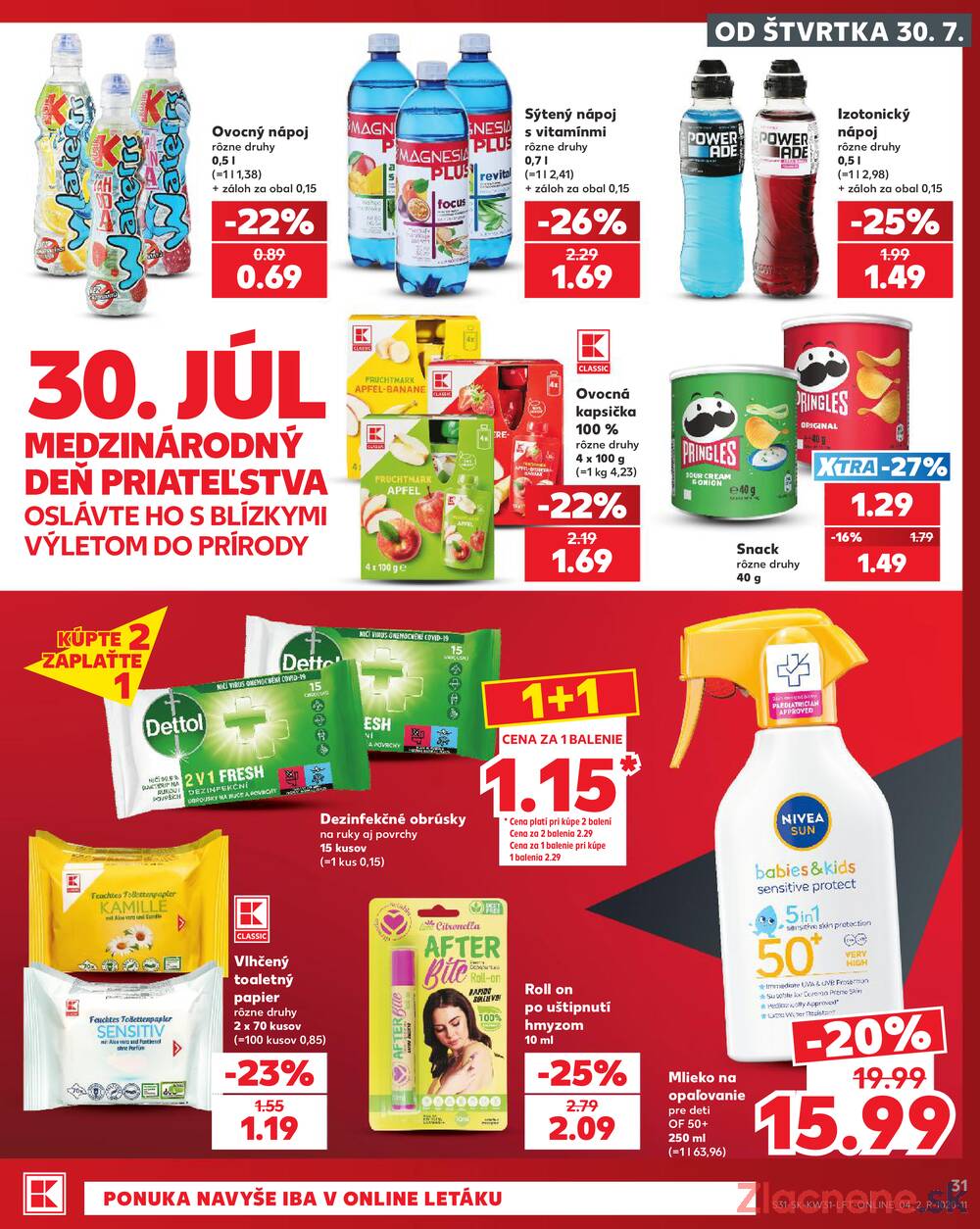 Kaufland 30.7. - 5.8. - Kaufland Piešťany
