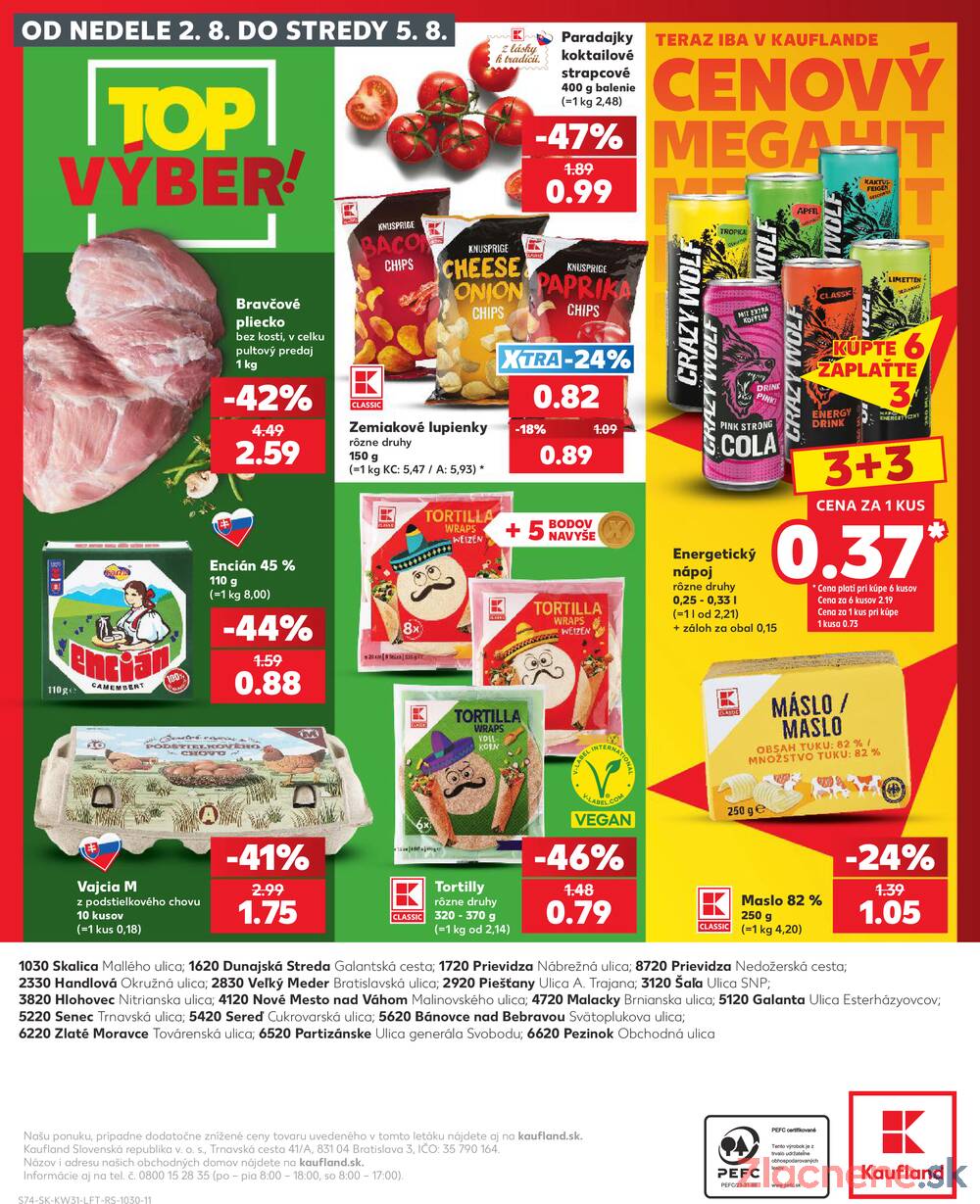 Kaufland 30.7. - 5.8. - Kaufland Piešťany