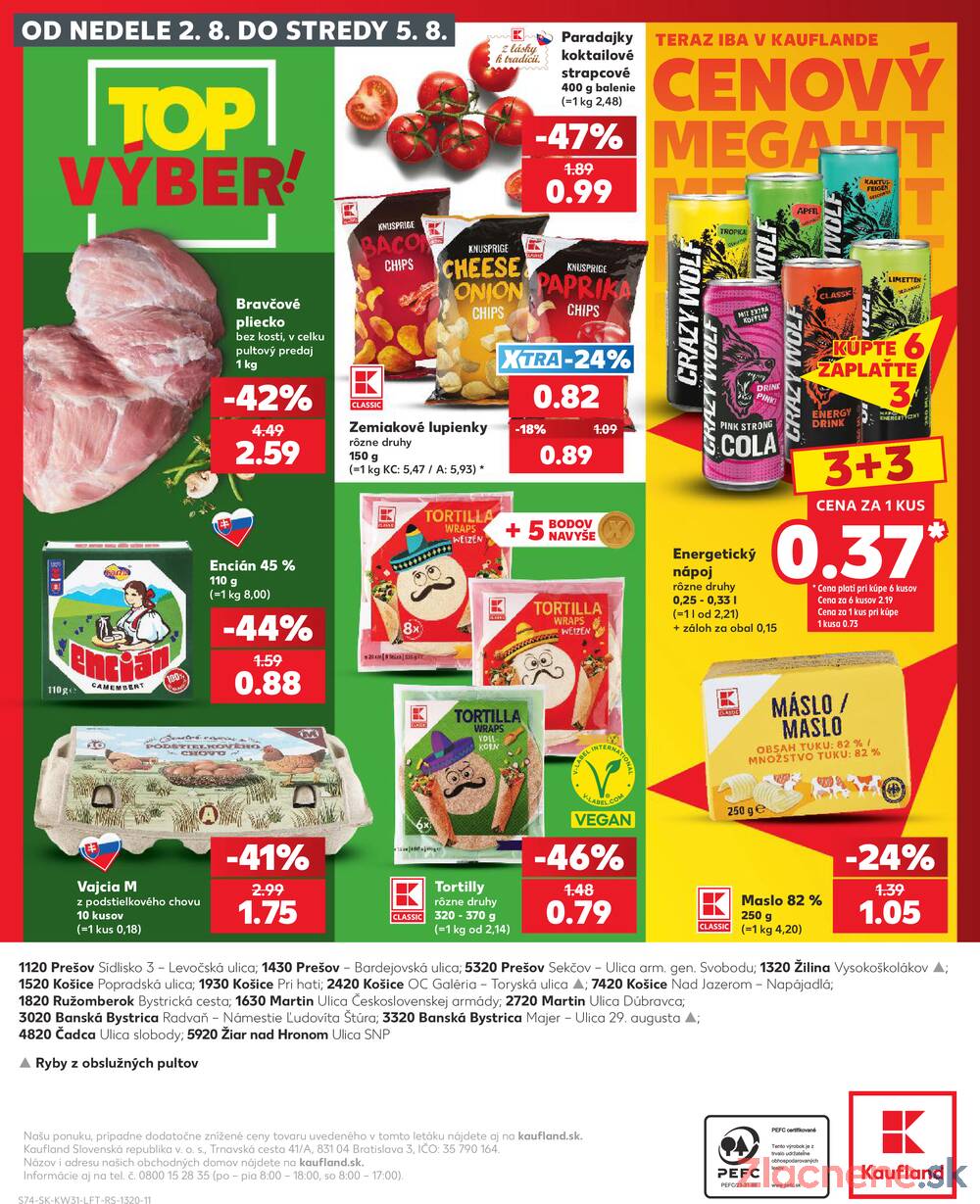 Kaufland 30.7. - 5.8. - Kaufland Žiar nad Hronom
