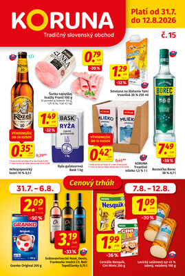 leták KORUNA