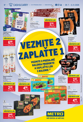 leták METRO