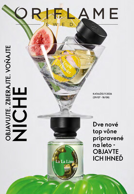 leták Oriflame