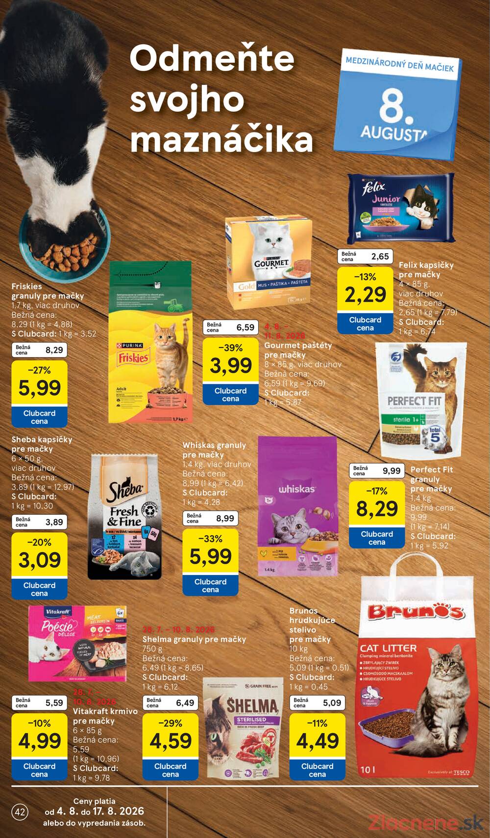 Leták Tesco - Tesco hypermarkety 5.8. - 11.8. - strana 42 Leták Tesco - Tesco hypermarkety 5.8. - 11.8. - strana 42