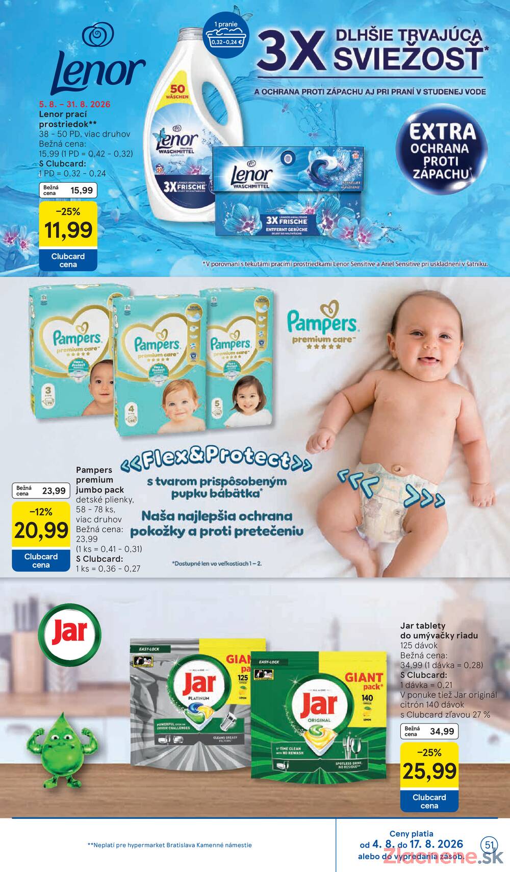 Leták Tesco - Tesco hypermarkety 5.8. - 11.8. - strana 51 Leták Tesco - Tesco hypermarkety 5.8. - 11.8. - strana 51