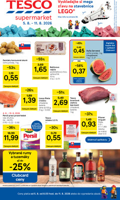 leták Tesco