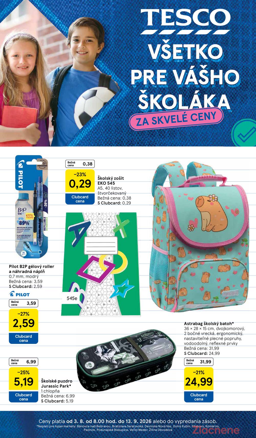 Leták Tesco - Tesco SPECIÁL hypermarkety 3.8. - 13.9. - strana 1 Leták Tesco - Tesco SPECIÁL hypermarkety 3.8. - 13.9. - strana 1