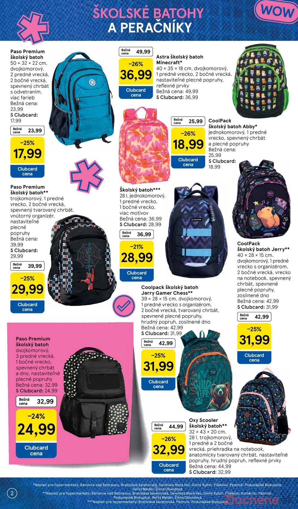 Tesco SPECIÁL hypermarkety 3.8. - 13.9.