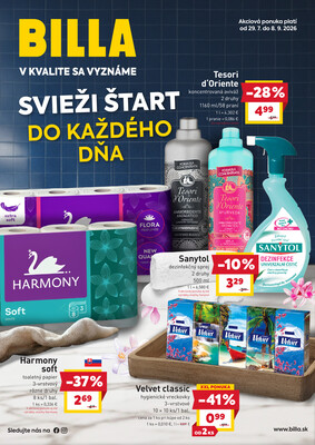 leták BILLA