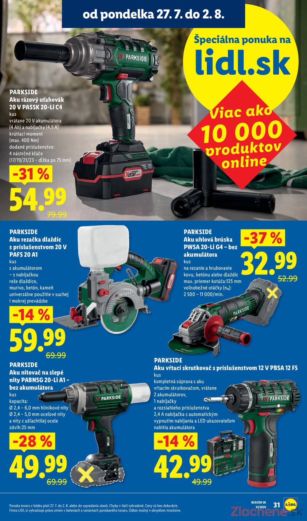 Lidl Štvrtek do 2.8.