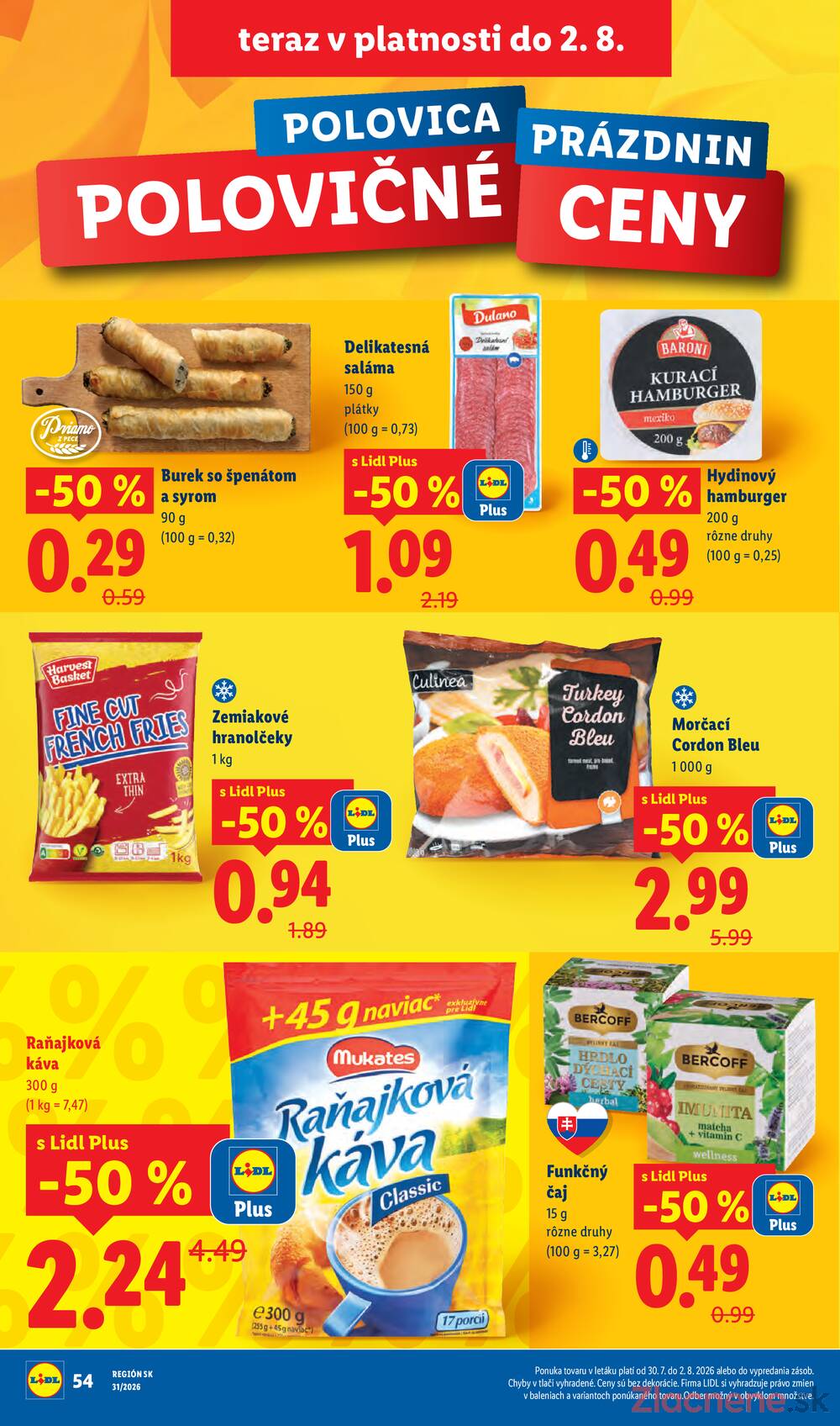 Lidl Štvrtek do 2.8.